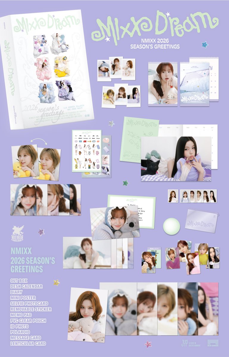 【新品未開封】NMIXX 2023 2024 シーグリ NMIXX 2023 SEASON'S GREETINGS_Girls Over Flowers - JYP SHOP