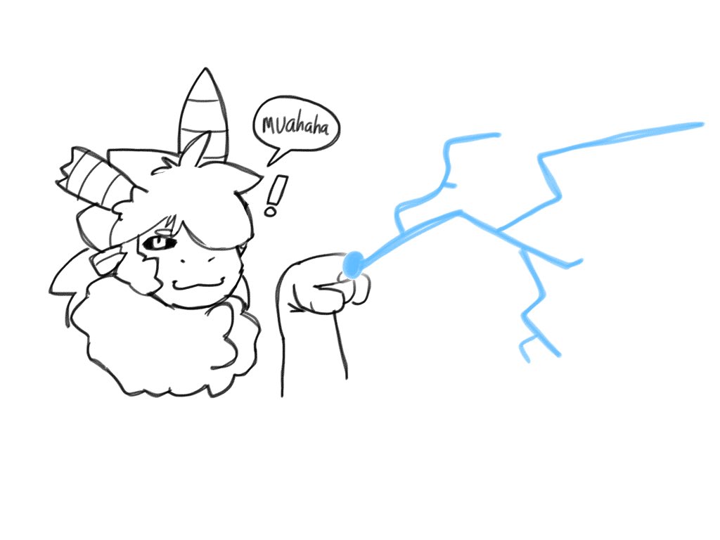 i’m an evil sheep now rahhh get zapped idiot