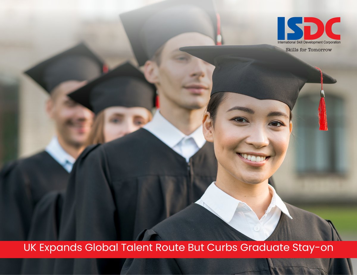 UK expands global talent route but curbs graduate stay-on

Read more here:
universityworldnews.com/post.php?story…

#ISDCGlobal #highereducation #ISDC #UK #unitedkingdom #graduate #InternationalStudentsUK