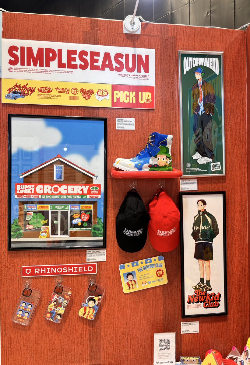 A156 SIMPLESEASUN จัดบูธเสร็จเรียบร้อยค่า อยู่ยาวๆเลย4วันค่ะ🤩👏🏻 #BKKIF2025