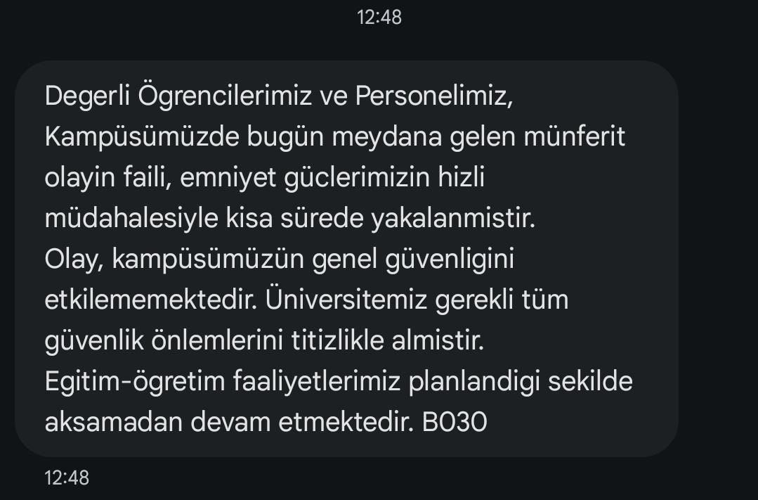 Arkadaşlar ben Erciyes üniversitesi edebiyat fakültesi öğrencisiyim bu gün fakültemizde BİR KADIN DAHA ÖLDÜRÜLDÜ! Okulumuzun bize yaptığı açıklama daha üzücüydü bu konu hakkında sesimizi duyurmak istiyorum ve kampüsümüz halka açık olsun istemiyorum. ADALET İSTİYORUZ #erü #kayseri