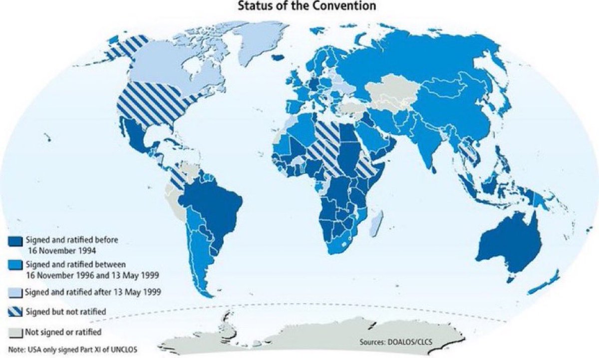 Ictinus ®️ (@ictinus_x) on Twitter photo <a href="/KozanSErkan1/">Kozan S. Erkan</a> UNCLOS has been signed by 167 states and the EU. Non-signatories are still bound by many of the provisions of UNCLOS, as they are now generally accepted as reflecting customary international law, to which all states must adhere. <a href="/KozanSErkan1/">Kozan S. Erkan</a> UNCLOS has been signed by 167 states and the EU. Non-signatories are still bound by many of the provisions of UNCLOS, as they are now generally accepted as reflecting customary international law, to which all states must adhere.