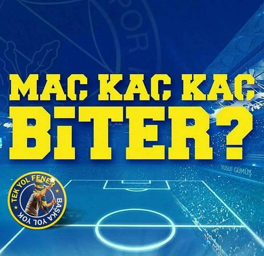 Tek Yol FENER tweet media