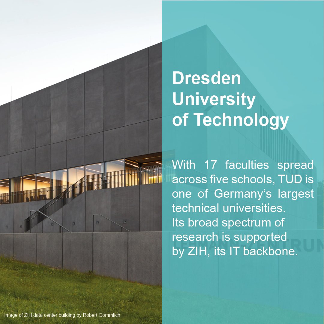 seanergys's tweet image. Meet another member of the #SEANERGYS consortium: ZIH, the Center for Information Services and #HPC at TU Dresden. ZIH drives innovation in #supercomputing and data-intensive research and contributes with its long-standing expertise in monitoring HPC systems. #EuroHPC #greenIT