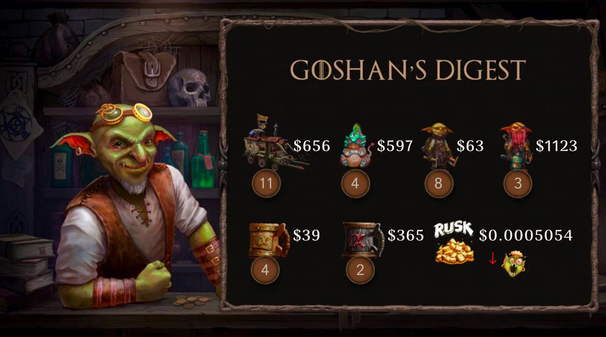 vasyamityuk's tweet photo. Goshan’s Digest (1/2)
The market’s alive - alchemists are bustling,
prices are jumping... you can smell mana
and freshly toasted success in the air.
сухарик✊
#magicalchemy https://t.co/HxFtEbEgB9