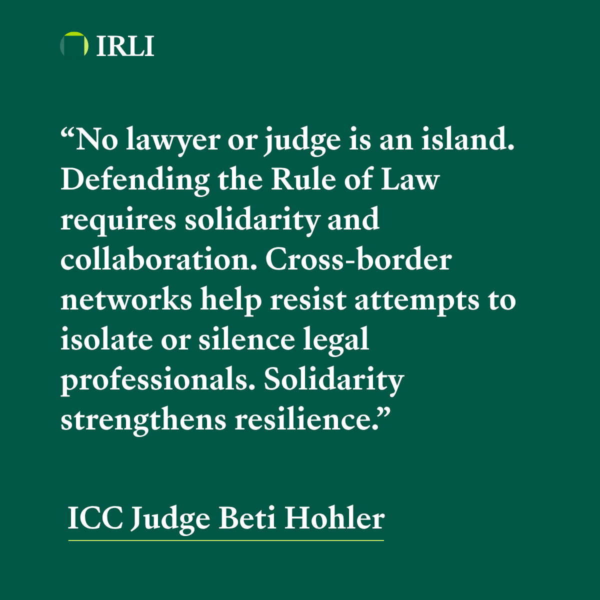 Irish Rule of Law International tweet media
