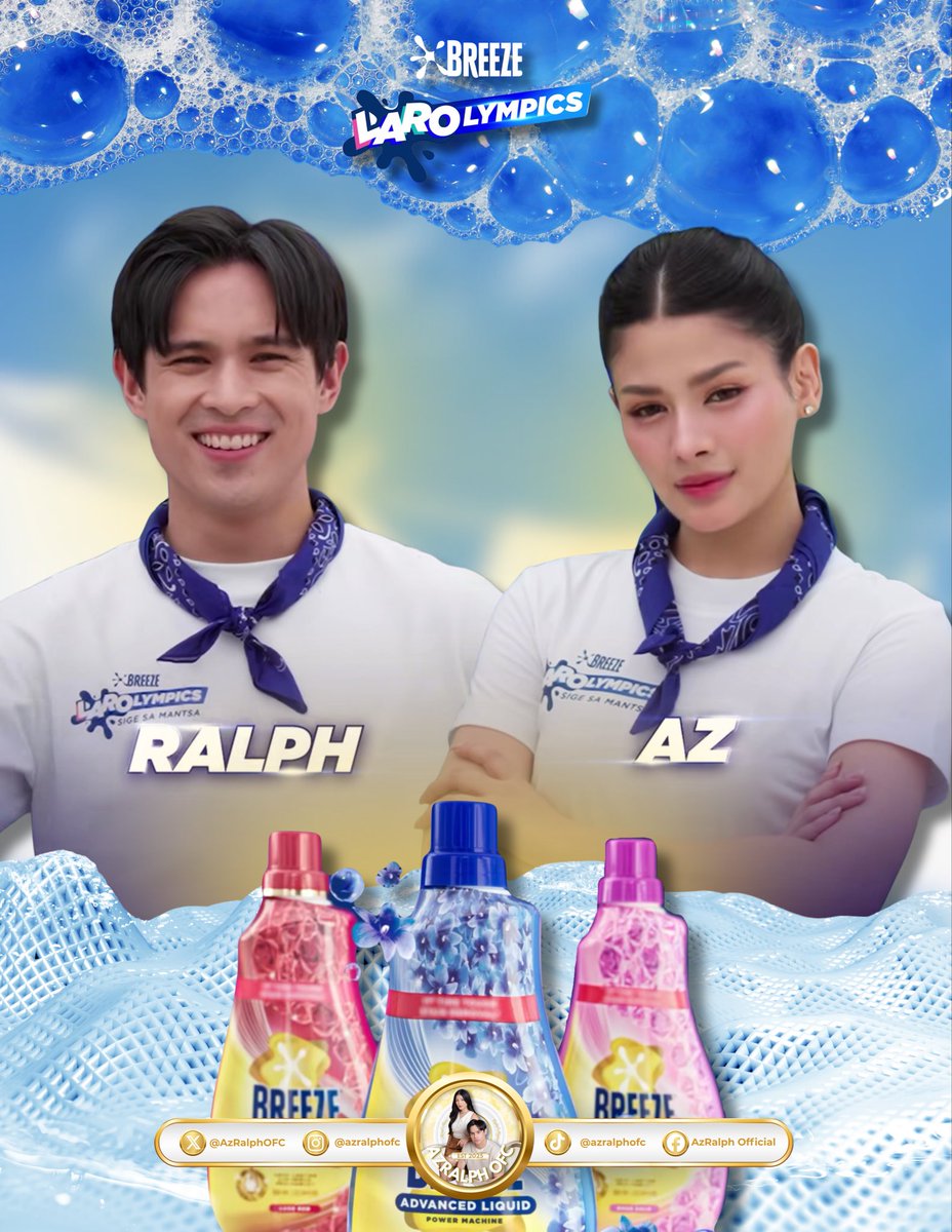 From the bottom of our hearts, we want to thank Breeze for making it possible for Az and Ralph to be in the same endorsement together. 

This is truly a dream come true for all of us, seeing them work together and shine side by side in one project feels so special.

We promise to