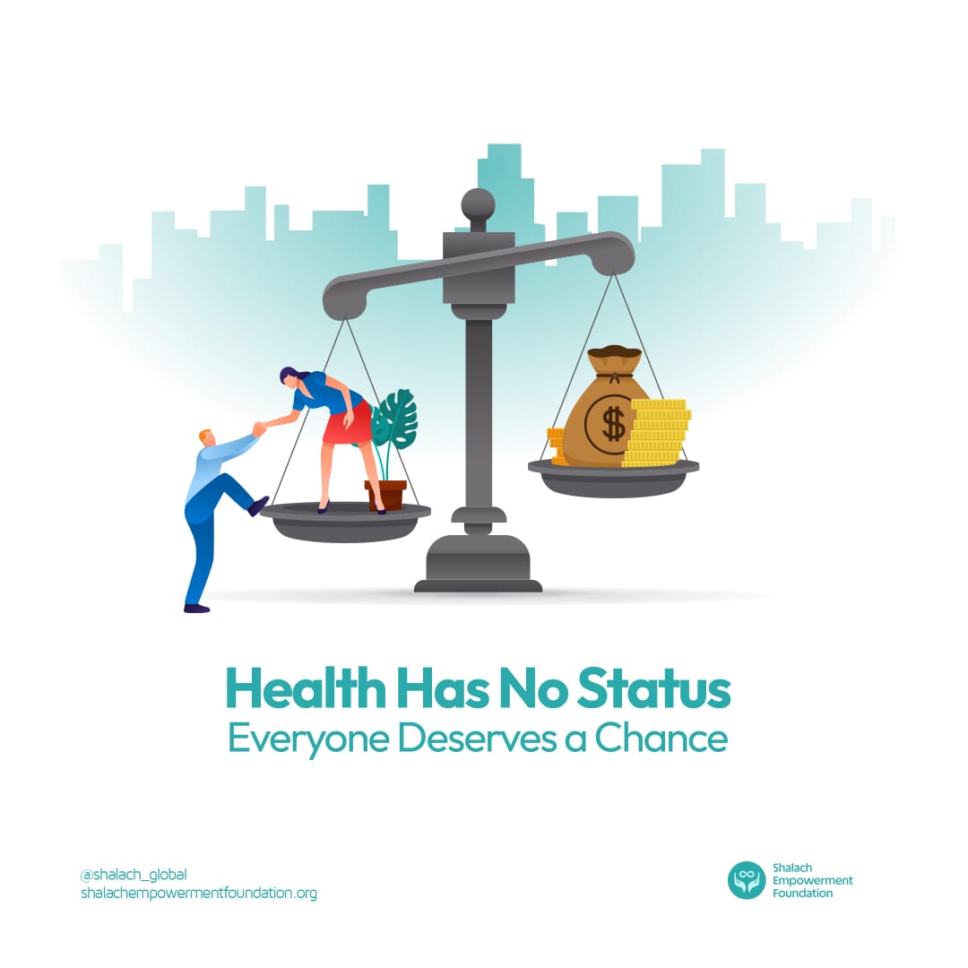 ShalachF's tweet photo. Access to good health care should never depend on wealth, social class, or background.
Every human being deserves equal opportunity to live a healthy life, regardless of their financial status.

Let’s work together to bridge the gap. https://t.co/BvrUSRUvnt