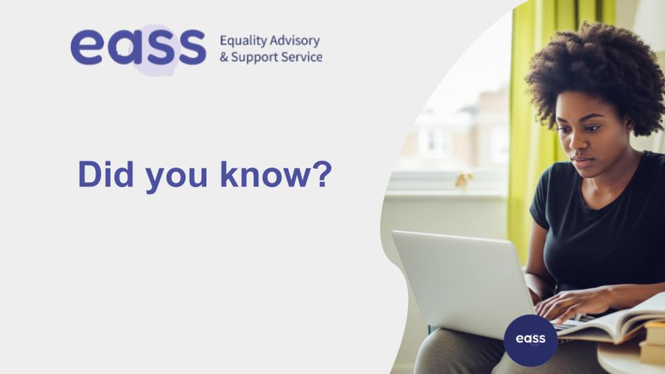 Equality Advisory Support Service (EASS) tweet media