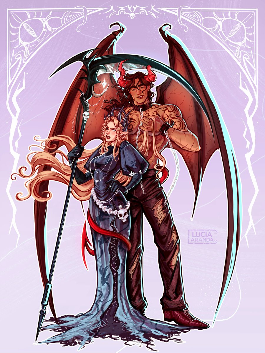 💀》Nessian Halloween《💀

▪︎ Ñejejeje I'm back 🤫🤫💙💙 Here's a little drawing of Nessian for Halloween. Nesta represents death, and Cassian is a demon. CASSIAN, WATCH YOUR TAIL! 😳😳😳
#halloween #halloween2025 #bookart #nessian #acotarnesta #acotarcassian #sarahjmaas