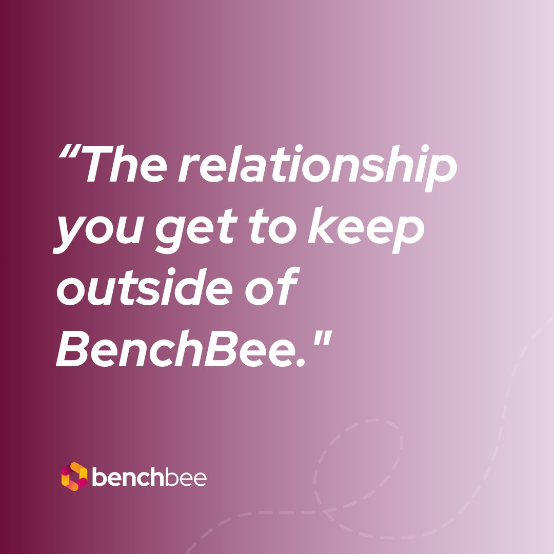 bench_bee's tweet photo. “The relationship you get to keep.”

Most platforms lock you in. BenchBee doesn't. 🐝
We connect you with verified IT partners so you can build direct, lasting relationships, on or off-platform.

Our value? Connections. 
Your value? Everything else.
#Partnerships #Trust #BenchBee https://t.co/WchLJNg13Y