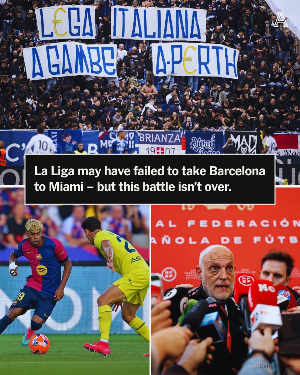 The game, it seems, has not quite gone just yet.

December's La Liga match between Villarreal and Barcelona may no longer be played in Miami, but the campaign to move matches from major European leagues to other parts of the world will continue - no matter how unpalatable it may
