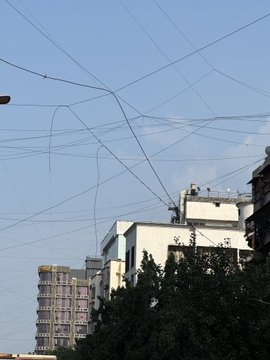 TabrazPasha15's tweet photo. It’s disappointing to see that no action has been taken yet — the cables are still hanging dangerously on the road near https://t.co/du9OIqaPTU
