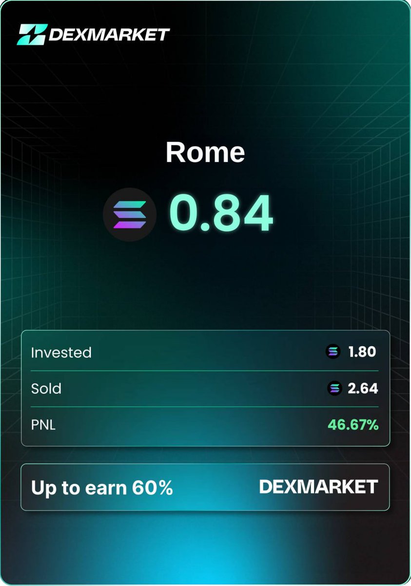 EdwinStalm47973's tweet photo. They called it a meme — until it flipped their portfolio. $ROME https://t.co/pA09cfUxBM