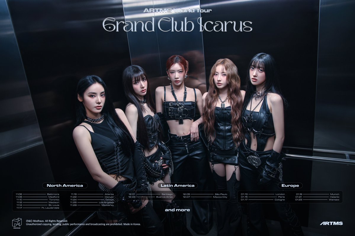 ARTMS World Tour
&lt;Grand Club Icarus&gt;
in Europe

📆 Ticket schedule for Europe Tour !

💡 Ticket open date
04 Nov 2025, 9PM KST / 3PM EEST / 2PM CEST / 1PM BST
🎁 VIP Package sale open date
04 Nov 2025, 10PM KST / 4PM EEST / 3PM CEST / 2PM BST

🎫 Ticket Detail
Coming Soon

#ARTMS