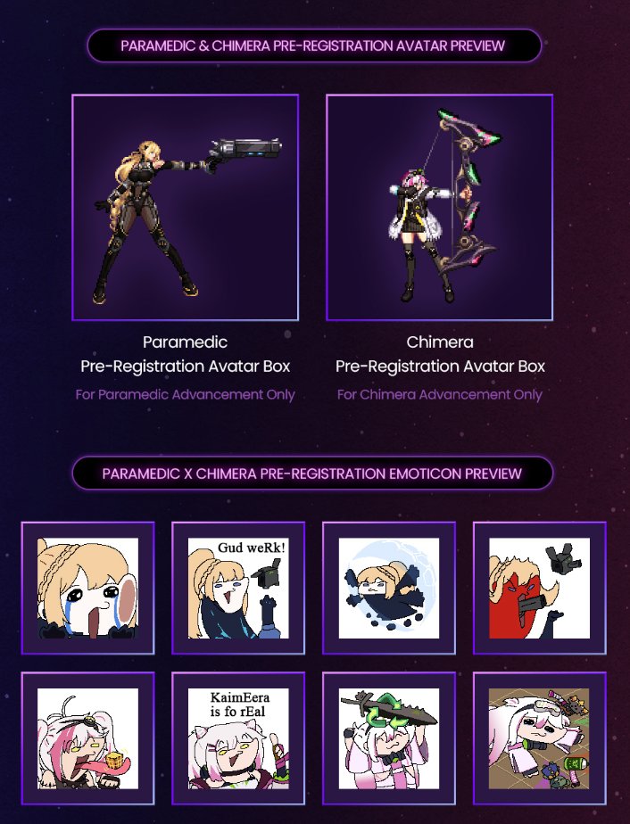 Get hyped for Paramedic &amp; Chimera!
Pre-registration ends on October 28🗓️
Obtain exclusive Avatars and emoticons!
dfoneople.com/pg/paramedic-c…
#DFO #Event #PreRegistration #Paramedic #Chimera