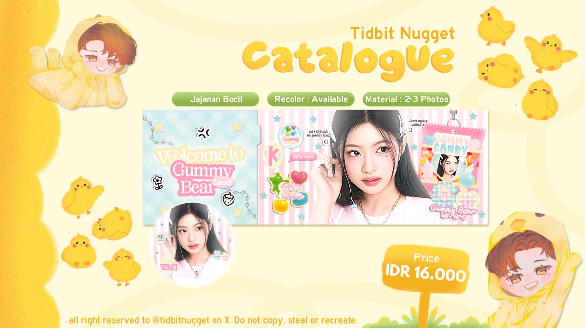 tidbitnugget's tweet image. Help repost please? Thank you!

Halo, aku bawa katalogue layout baru (lagi) nih. Ayo kenalan dan mohon bantu OSPEKnya yaa, kalau ada kesamaan boleh langsung DM aku 🫶🏻

Terima kasih banyak, temen temen!

#zonaba #zonauang