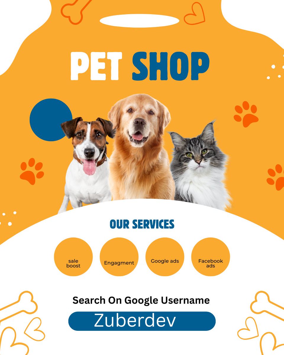 zuberdev's tweet image. 📢 Help Your Pet Shop Grow This Month! 🐾 Running a pet shop in California? Stop waiting for walk-ins — bring customers to you! 🚀 Here are 3 simple ways to attract more pet lovers: ✅ Offer special deals ✅ Share customer stories ✅ Run fun giveaways Consistency + creativity