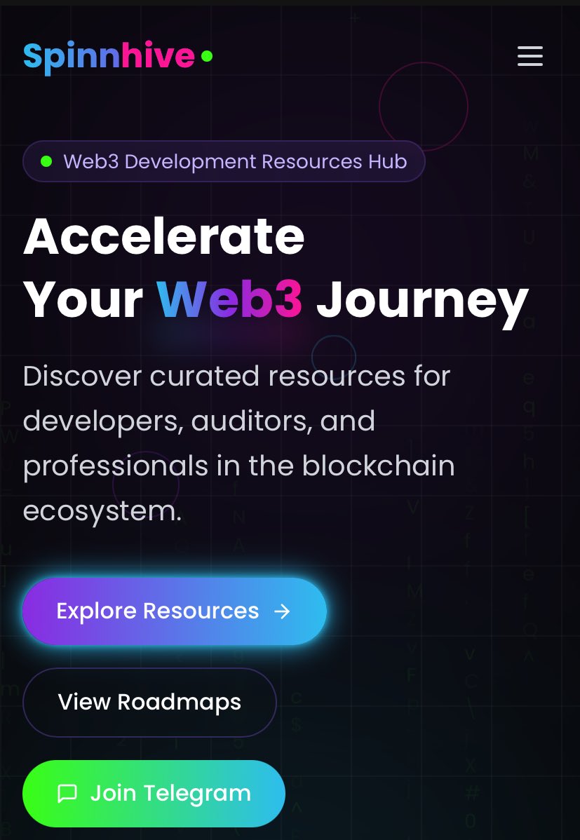 Phoenixx_xyz's tweet image. If you want to learn:
- solidity
- move
- rust
- zk
Or want to get into web3 security …
for Free, then @Sabercodes123 built something for you.
a site with a curated list of courses to learn IT ALL for $0.
and together, we’re pushing it to upcoming devs and SRs (like me),…