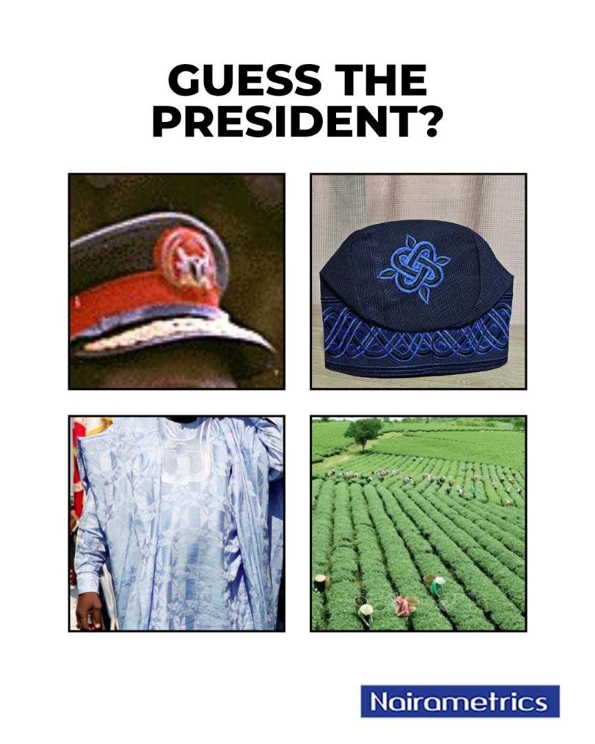 Nairametrics's tweet image. Guess the president?
