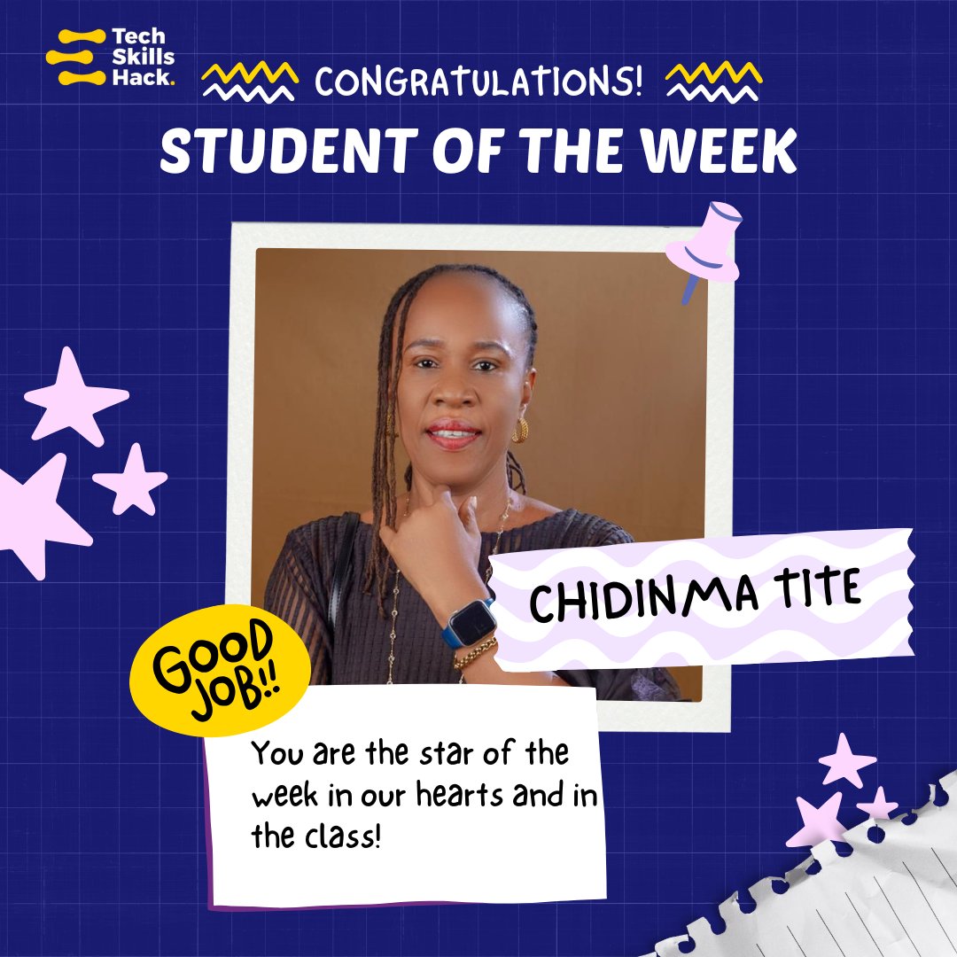 techskillshack's tweet image. Our Student Spotlight of the Week.
#StudentSpotlight #TechSkillsHack #DataAnalyticsBootcamp #DataAnalytics #LifelongLearning #TechSkills #StudentSuccess #Inspiration #GrowthMindset #KeepLearning #FutureDataAnalyst #HardWorkPaysOff #DataDriven