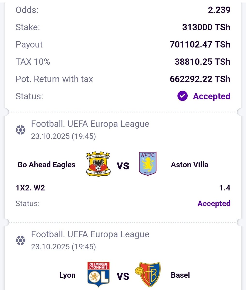 Pre Games

Site: Helabet
Code: Y1GSQ
Odds: 2+
Payout: 662k

Kama hauna account ya Helabet Jisajiri na hii link👇

cutt.ly/prSHhlDR

Promocode Andika:   VINA88

Download Application hapa.👇

cutt.ly/GrSHjtRg

Kwa watumiaji wapya Bonus 200% ya Deposit ya kwanza