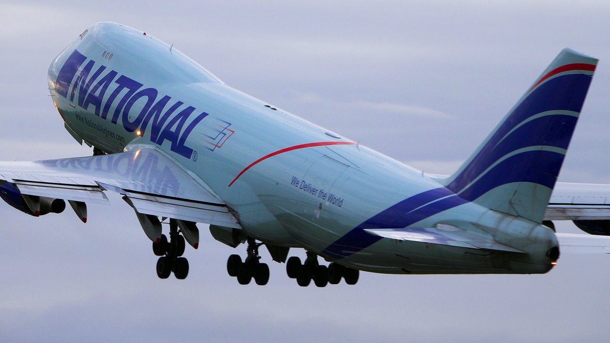 Mraviationguy's tweet photo. Brilliant to see a National Airlines Boeing 747-400F departing Manchester Airport yesterday! 😍 I've uploaded a 4 minute long video of it's departure as well as a 1 minute shorts. Check them out here...

Full Video 👉 https://t.co/skGj52AbVc 

Shorts 👉 https://t.co/iqGUkCAwlD https://t.co/jSNghTGhEB