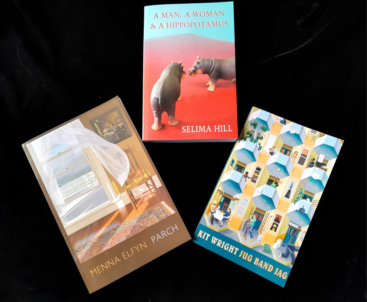 It's publication day for our three October titles! 

We're publishing new collections by Menna Elfyn, Selima Hill and Kit Wright. Links to their books below.
bloodaxebooks.com/ecs/new_titles…