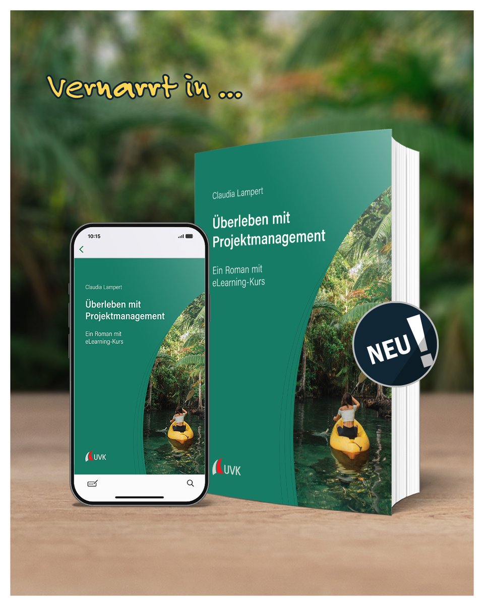 NEU! Insel‑Survival trifft #Projektmanagement-Know‑how 🏝️💡📗
Der Business-Roman "Überleben mit Projektmanagement" von Claudia Lampert vermittelt auf unterhaltsame Weise grundlegendes Projektmanagement-Wissen:
narr.de/%C3%9Cberleben…

#uvkverlag #vernarrtwissen
