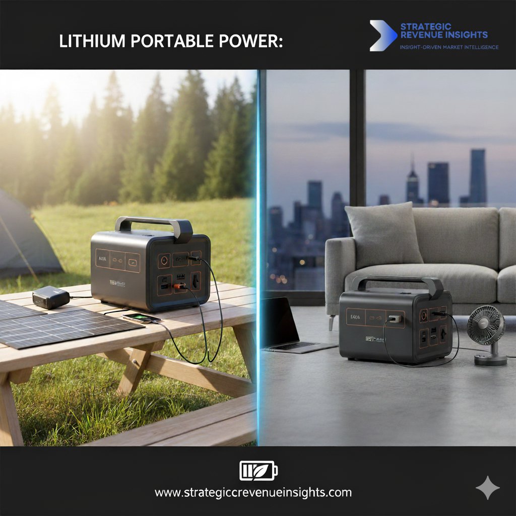 SRI_INC_'s tweet image. The future is portable power! ⚡️ See how Lithium Portable Power Stations are changing the game for energy independence, from outdoor escapades to essential home use. 

Read Our Market report :- strategicrevenueinsights.com/industry/lithi…

#CleanEnergy #lithium #PowerOnTheGo #MarketTrends
