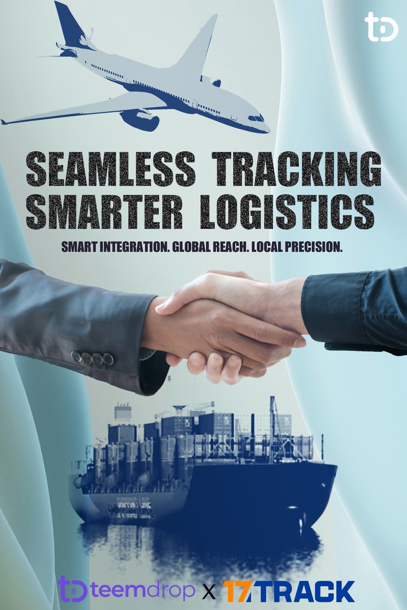 TeemDrop_'s tweet photo. Officially launched: TDTrack x 17TRACK partnership!
Together, we’re delivering seamless global logistics tracking powered by data accuracy and real-time synchronization. Technology that moves global commerce forward. 

Our integration with 17TRACK ensures:
✅ Unified tracking data
✅ Predictive delay analysis
✅ Cross-platform consistency

From first mile to last — full visibility, smarter insights, and optimized performance for global e-commerce. 

Efficiency and transparency are no longer optional — they’re the new logistics standard.

#dropshipping #teemdrop #17track