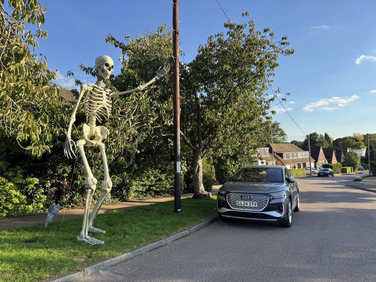 GeorginaStroud1's tweet photo. Good Morning! Spotted a MASSIVE but cheery Rawbones in our neighbourhood. 

Someone notify @officialDEPRAC! 💀 

#CarverJackOLantern
#Lockwoodandco https://t.co/C2cPqPMStV