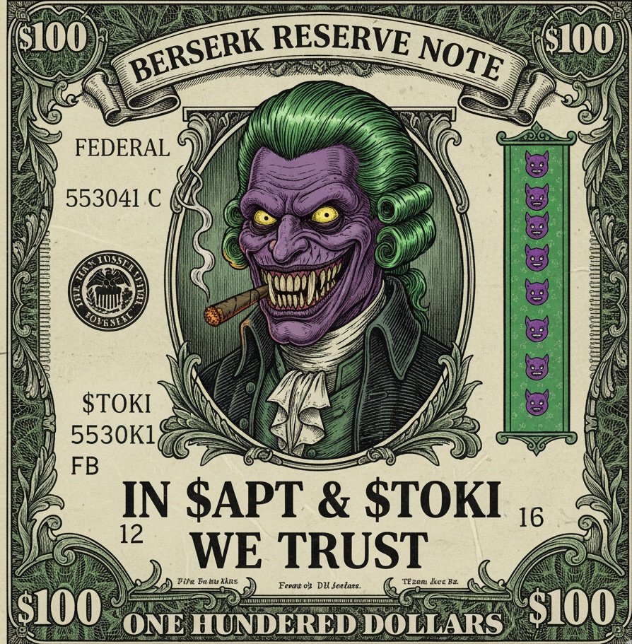 BERSERK_Toki's tweet photo. IBWT? That's cool, but we keep trusting $TOKI out here 🤑. #ITWT https://t.co/0Ma8jEtF4s
