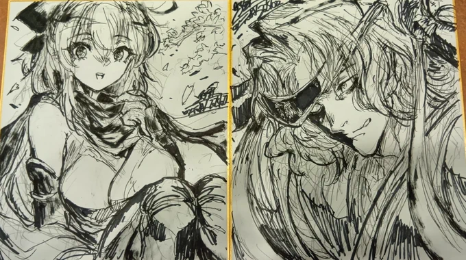 11/1コミパ37景品用下書きその1。 