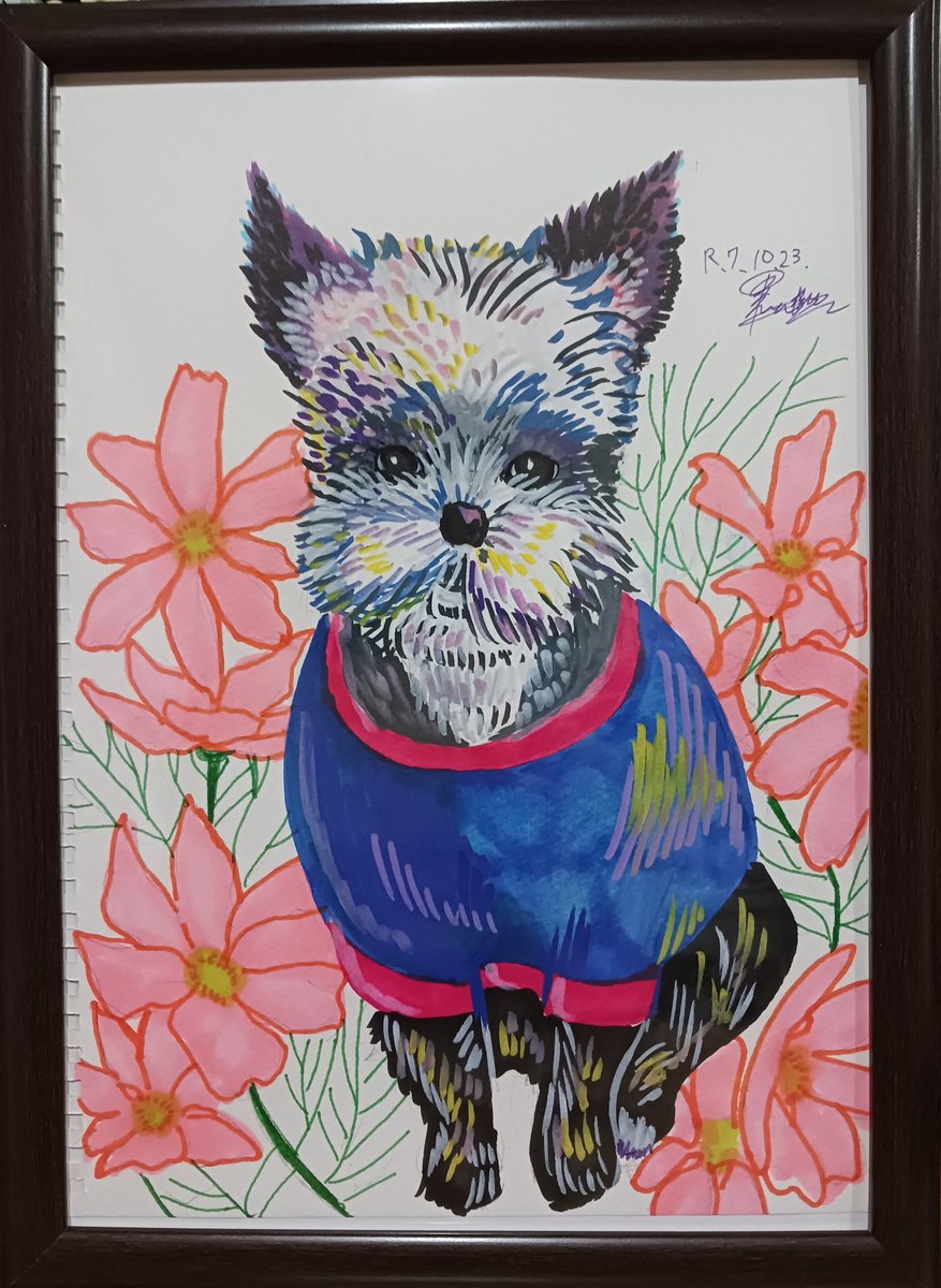 犬　絵 黒八透語 on X