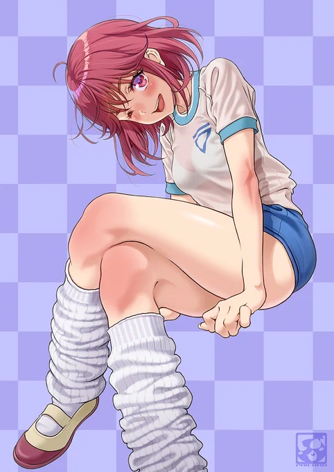 当たり屋ガール。 #ときめきメモリアル #朝日奈夕子 #ブルマ #アニジャジコ