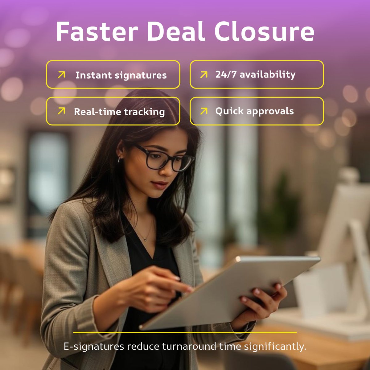 KytesApp's tweet image. Your team’s real superpower? Speed. ⚡
E-signatures turn “Let’s close soon” into “It’s signed already.”
Fast. Secure. Legally binding. No paper, just progress. 🚀
👉 Learn more: kytes.app/blogs/what-is-…
#DigitalSignatures #SalesGrowth #SmartWorkflows #KytesApp