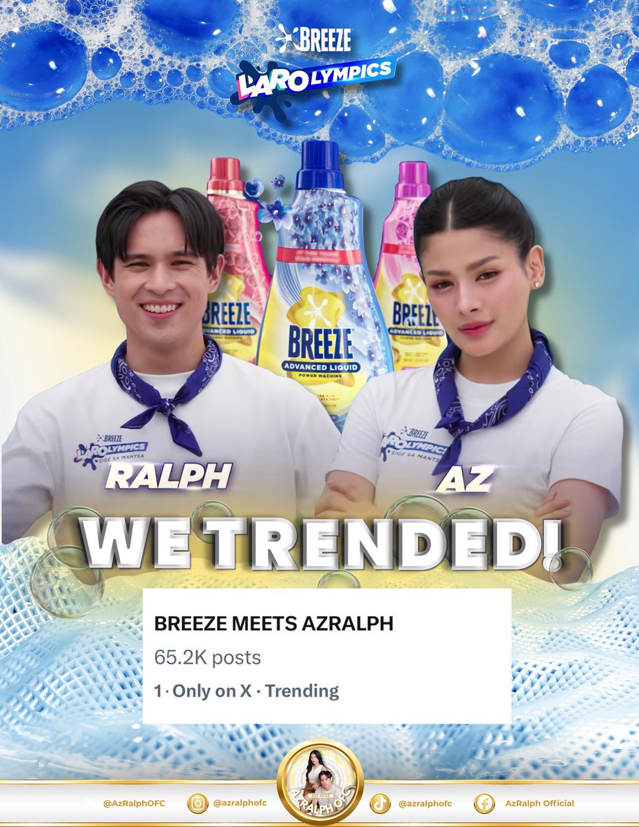 AZRALPH OFFICIAL (@azralphofc) on Twitter photo ππ πππππππ, πππππππ!
Weβre absolutely amazed by your incredible power. We managed to secure the top spot on the trending list for 10 hours with more than 65k tweets!
Itβs truly impressive how much noise we created, considering that this was just a sudden Twitter ππ πππππππ, πππππππ!
Weβre absolutely amazed by your incredible power. We managed to secure the top spot on the trending list for 10 hours with more than 65k tweets!
Itβs truly impressive how much noise we created, considering that this was just a sudden Twitter