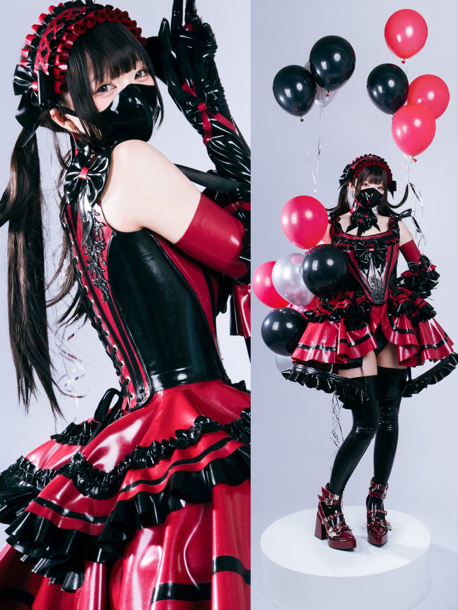 お気に入りの光沢ドレス🤍