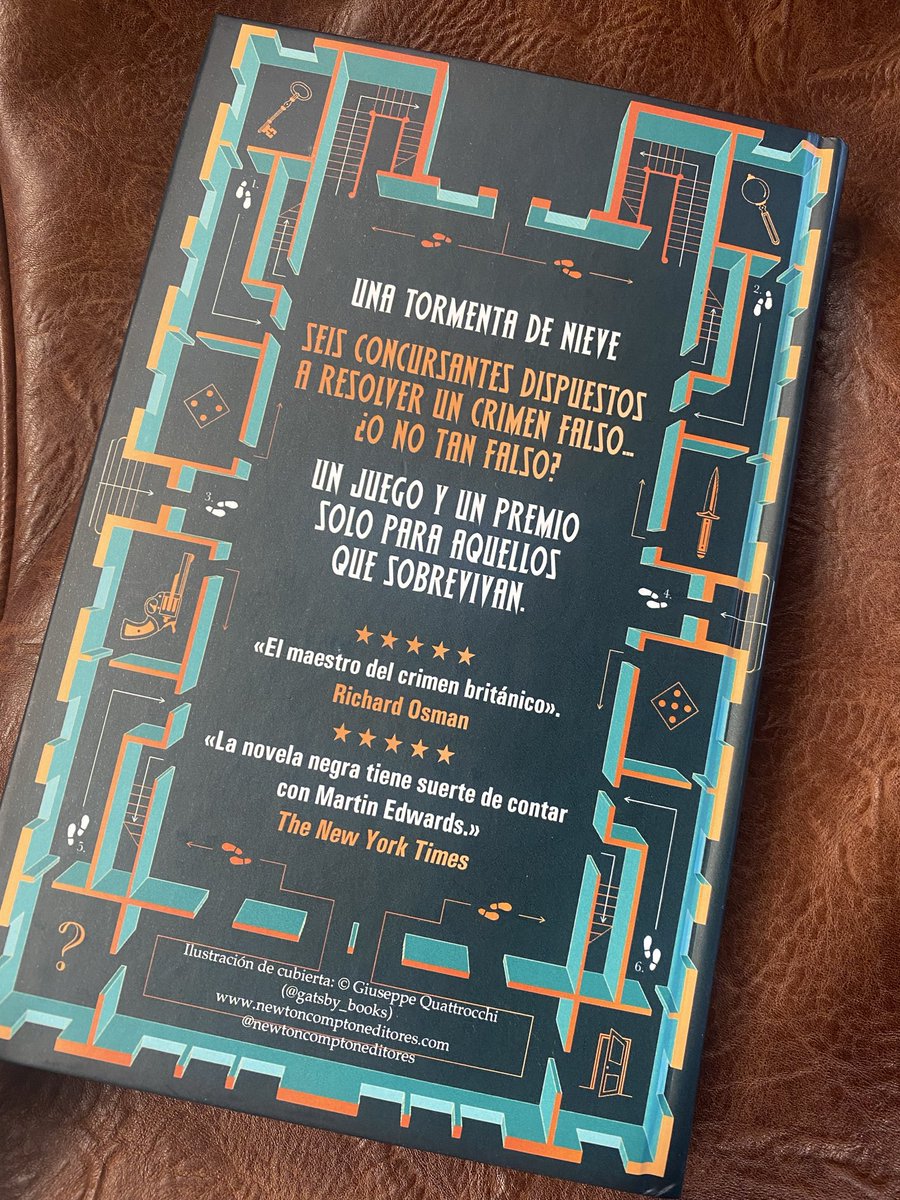Recomiendo esta maravilla a todos los que, como yo, sean apasionados de un buen Murder Mystery estilo Agatha Christie. Aquí, es el propio lector el que tiene que ir encontrando pistas para resolver el caso junto a los protagonistas. Y aunque no es lo más importante, qué portada…