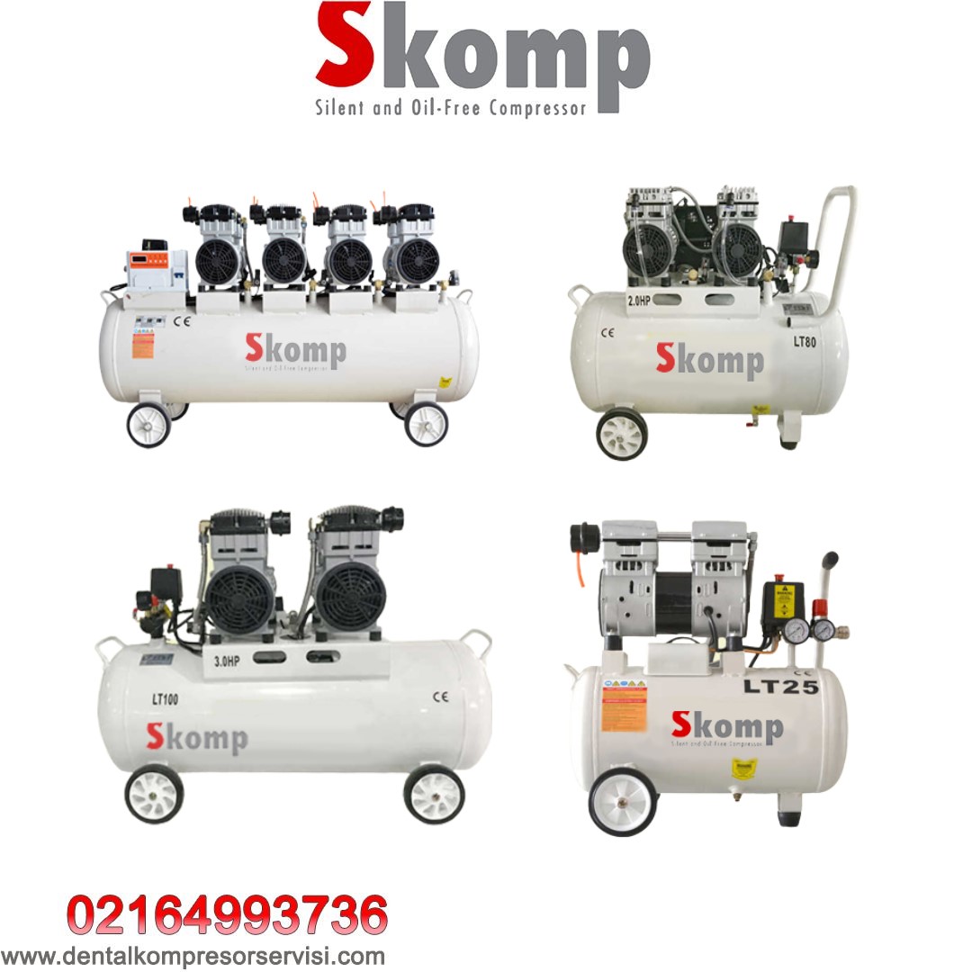 100 Lt. 3 Hp veya 150 Lt 4 Hp veya 200 Lt 6 Hp Yağsız ve sessiz dental kompresörler için bizimle irtibata geçmenizi öneririz. İhtiyacınızı beraber belirleyelim.
