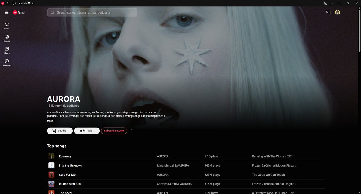 shadow_amitendu's tweet photo. @hoyoverse @GenshinImpact The YouTube Music Nod-Krai Album Disk 1, Song 1- Nod-Krai the AURORA tagged is wrong! Please Fix it! I have Sh https://t.co/25voq5ERF7
