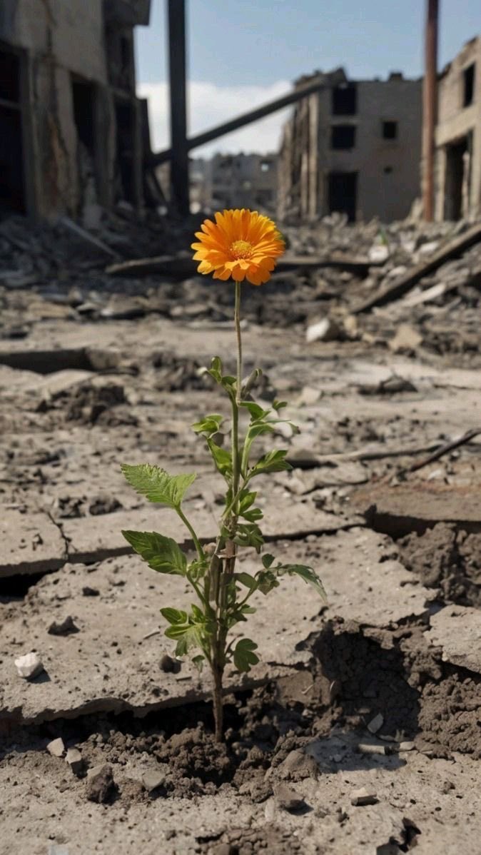 "I once loved a flower so much that instead of picking it, I left it alone”