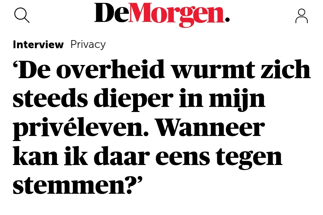 Luchtbakker's tweet image. Amai, ze worden wakker bij De Morgen.