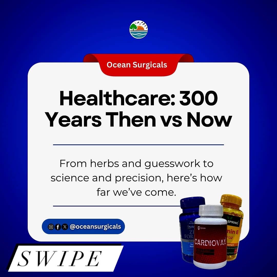 ocean_surgicals's tweet image. Healthcare Then vs Now #healthcare #pharmacy