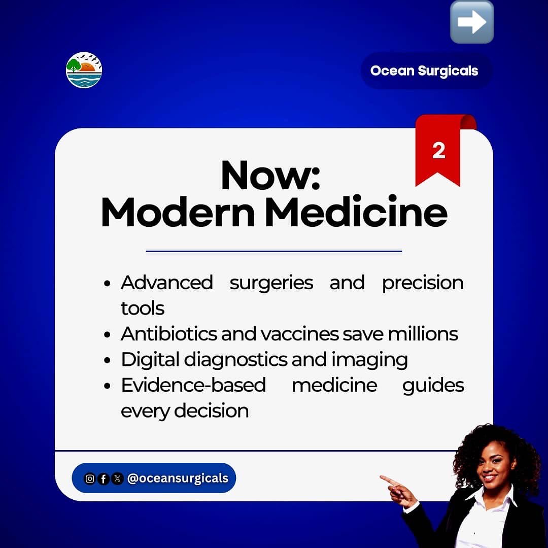 ocean_surgicals's tweet image. Healthcare Then vs Now #healthcare #pharmacy