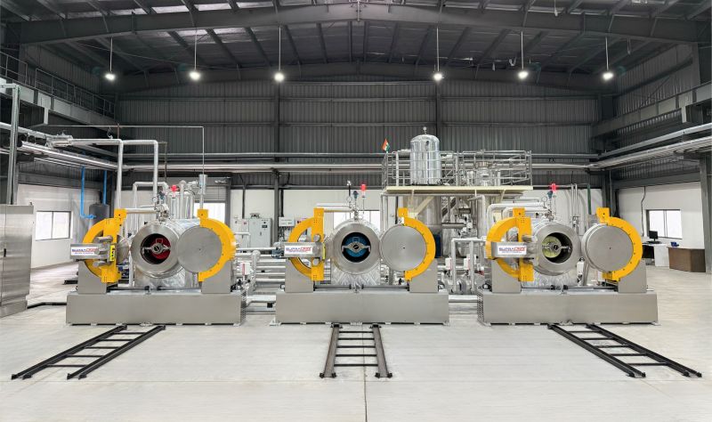 suprauno's tweet photo. Proud to announce the inauguration of the first commercial-scale SUPRAUNO® plant—India’s first supercritical CO₂ dyeing plant &amp; the world’s first versatile CO₂ dyeing plant that dyes not only polyester but all fabric types (including cotton, nylon, acrylic, linen, &amp; blends) https://t.co/a4wC6Bsbv4