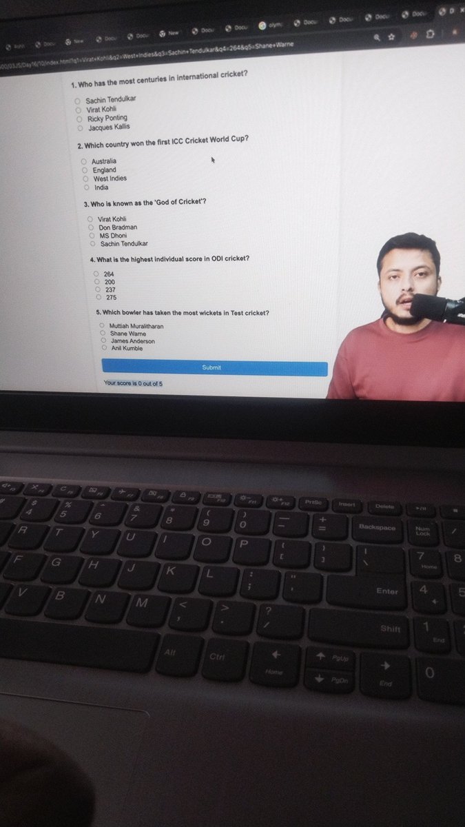 imKrishnaT's tweet image. Day 31 Of web development course 🔥
We build 10 Javascript projects ✅
Excited for the next @rohit_negi9 ✅
#WebDevelopment #Rohitnegi