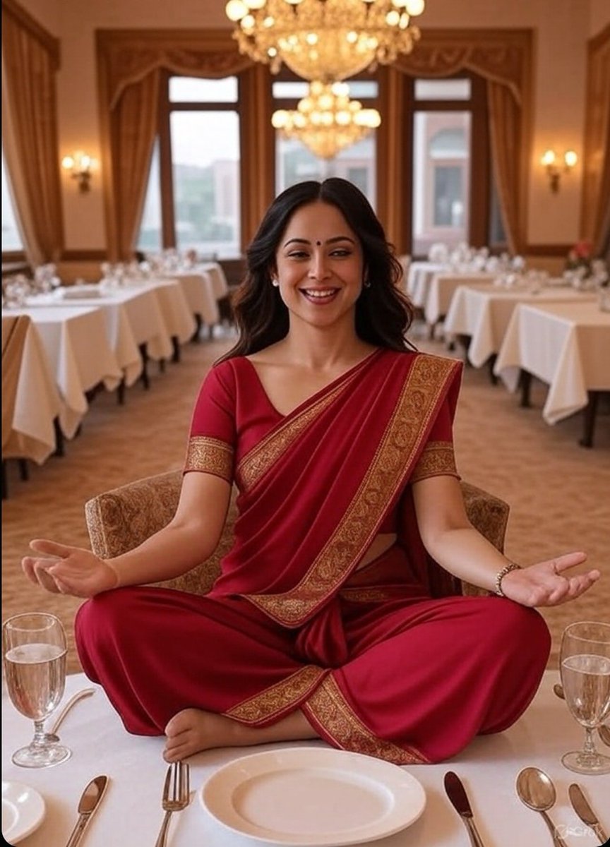 Blogus_Maximus's tweet image. Fine dining at Taj Hotels as per self-made experts. If this pose doesn&apos;t suit, feel free to put your feet up in the air to challenge gravity in any way possible.