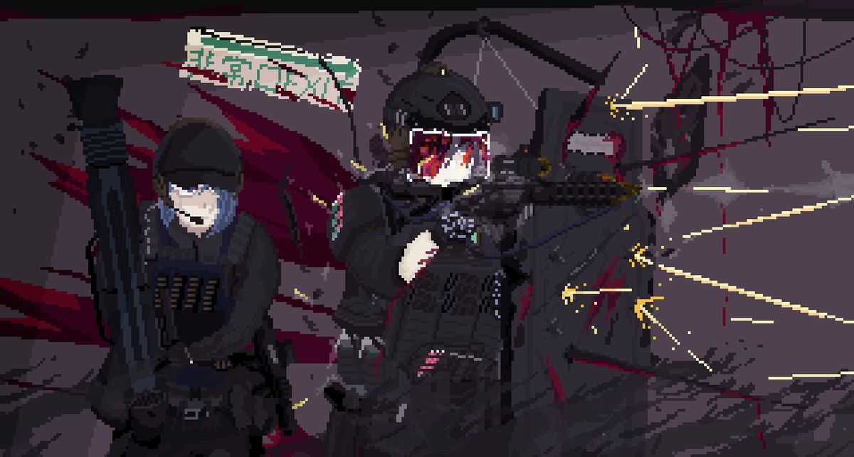 amanetate10945's tweet photo. My world is made of tacticool girl figthing eldtrich horror with modern military tactics and gear. https://t.co/ejTwn0lI8y